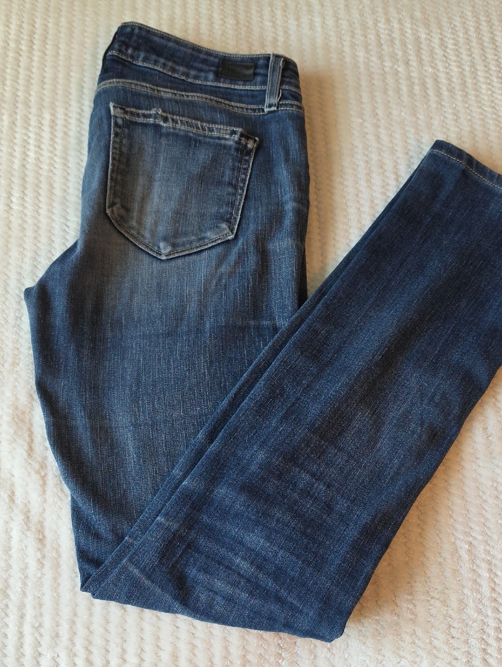 Paige Women’s Dark Blue Stretch Jeans - Classic Slim Fit